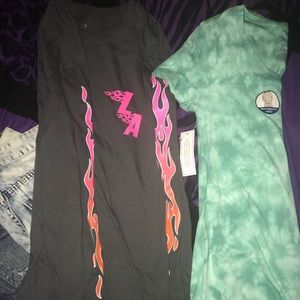 Two size small shirts
